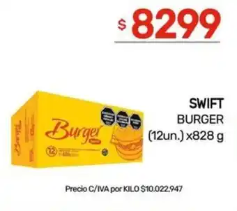 Nini Mayorista Swift burger oferta