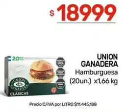 Nini Mayorista Union ganadera hamburguesa oferta