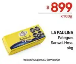 Nini Mayorista La paulina pategras sanwd. hma. oferta