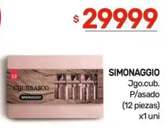 Nini Mayorista SIMONAGGIO Jgo.cub. P/asado oferta