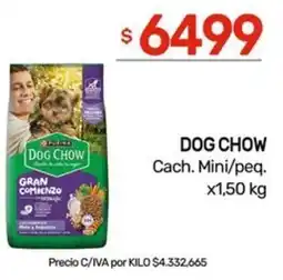 Nini Mayorista PURINA dog chow cach. mini/peq. oferta
