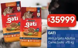 Nini Mayorista PURINA gati alim.p/gato adultos carne/pollo oferta