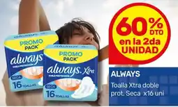 Nini Mayorista Always toalla xtra doble oferta