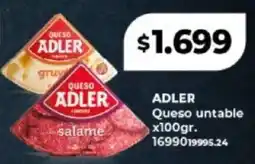 Supermayorista Vital ADLER queso untable oferta