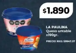 Supermayorista Vital La Paulina queso untable oferta