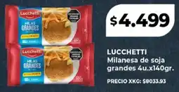Supermayorista Vital Lucchetti milanesa de soja grandes oferta