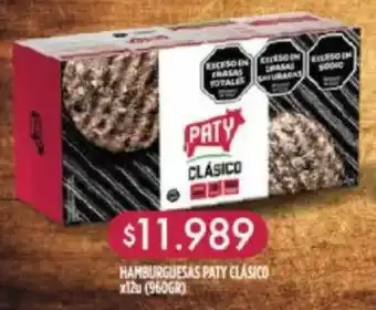 Supermayorista Vital Paty clásico hamburguesas oferta