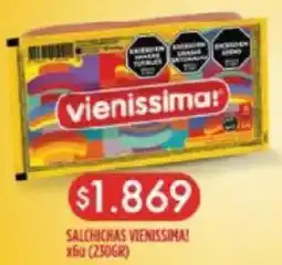 Supermayorista Vital Vienissima! salchichas oferta