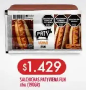 Supermayorista Vital PATY Salchichas patyviena fun oferta
