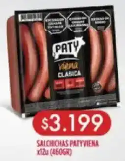 Supermayorista Vital PATY salchichas patyviena oferta