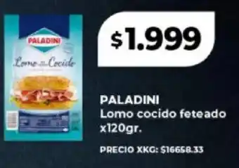 Supermayorista Vital PALADINI lomo cocido feteado oferta