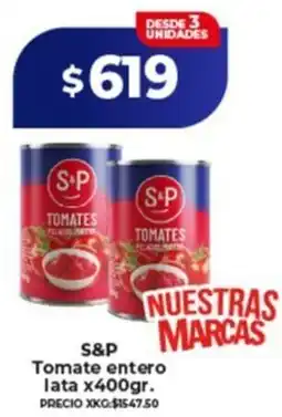 Supermayorista Vital S&P tomate entero lata oferta