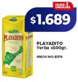 Supermayorista Vital Playadito yerba oferta