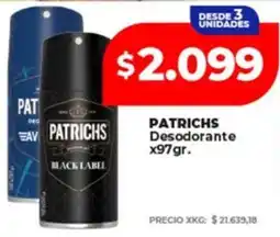 Supermayorista Vital PATRICHS desodorante oferta