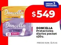 Supermayorista Vital Doncella protectores diarios pocket oferta
