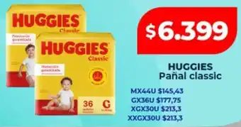 Supermayorista Vital Huggies pañal classic oferta