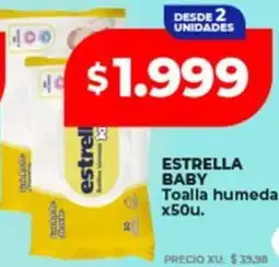 Supermayorista Vital Estrella baby toalla humeda oferta