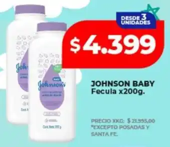 Supermayorista Vital Johnson baby fecula oferta
