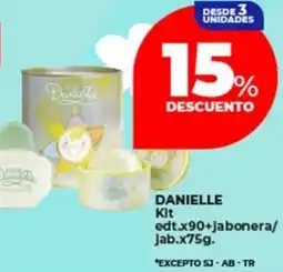 Supermayorista Vital Danielle kit edt.x90+jabonera/ jab. oferta