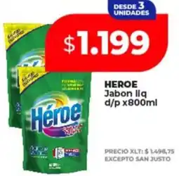 Supermayorista Vital Héroe jabon liq oferta