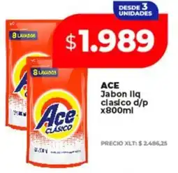 Supermayorista Vital Ace jabon liq clasico oferta