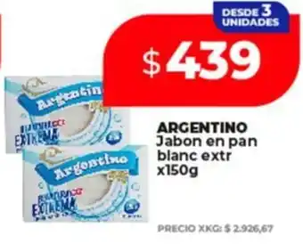 Supermayorista Vital Argentino jabon en pan blanc extr oferta
