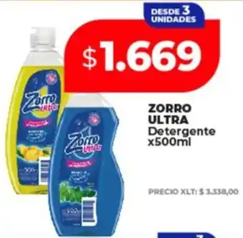 Supermayorista Vital Zorro ultra detergente oferta