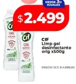Supermayorista Vital Cif limp gel desinfectante orig oferta