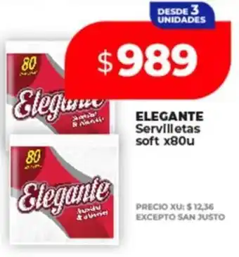 Supermayorista Vital Elegante servilletas soft oferta