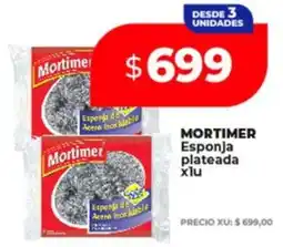 Supermayorista Vital Mortimer esponja plateada oferta