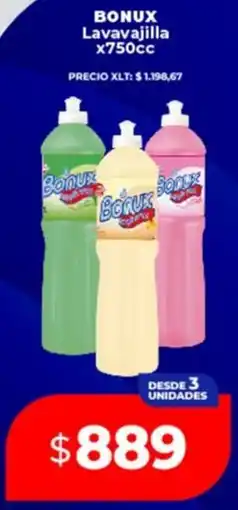 Supermayorista Vital Bonux lavavajilla oferta