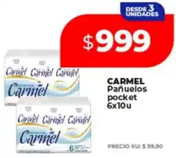 Supermayorista Vital Carmel pañuelos pocket oferta