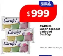 Supermayorista Vital Carmel jabon tocador variedad oferta