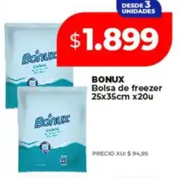 Supermayorista Vital Bonux bolsa de freezer oferta