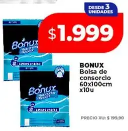 Supermayorista Vital Bonux bolsa de consorcio oferta