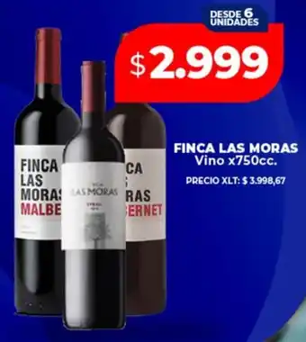 Supermayorista Vital Finca las moras vino oferta