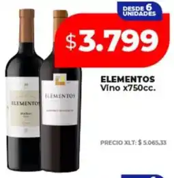 Supermayorista Vital Elementos vino oferta