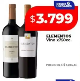 Supermayorista Vital Elementos vino oferta
