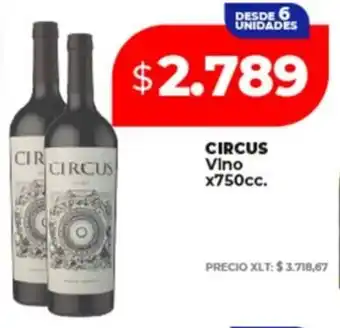 Supermayorista Vital Circus vino oferta