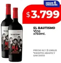 Supermayorista Vital El bautismo vino oferta
