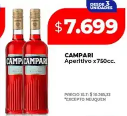 Supermayorista Vital CAMPARI aperitivo oferta