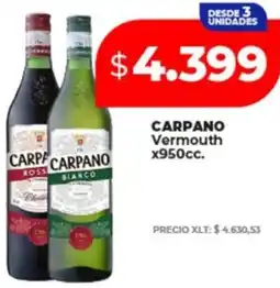 Supermayorista Vital CARPANO vermouth oferta