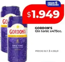 Supermayorista Vital GORDON'S Gin tonic oferta