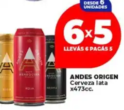 Supermayorista Vital Andes origen cerveza lata oferta