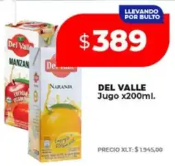 Supermayorista Vital Del Valle jugo oferta