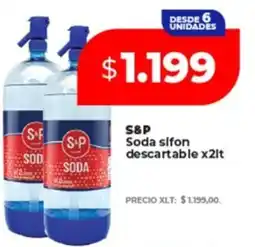 Supermayorista Vital S&P soda sifon descartable oferta