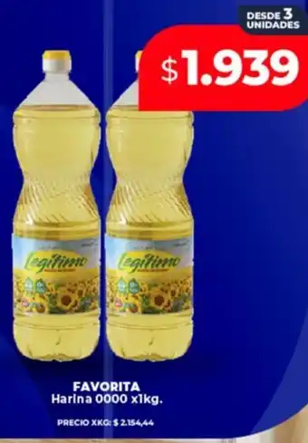 Supermayorista Vital Favorita harina 0000 oferta