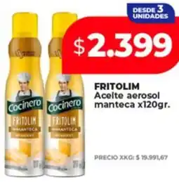 Supermayorista Vital Fritolim aceite aerosol manteca oferta