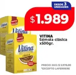 Supermayorista Vital Vitina sémola clásica oferta