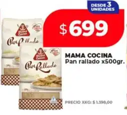 Supermayorista Vital Mama cocina pan rallado oferta